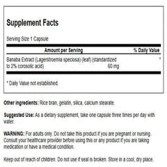 Banaba Extract capsules close-up