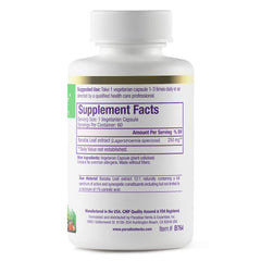 Lifestyle image of Banaba Leaf Extract capsules with natural background