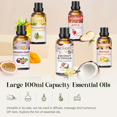 Amber bottle labeled Banana Fragrance Oil, 100 ml