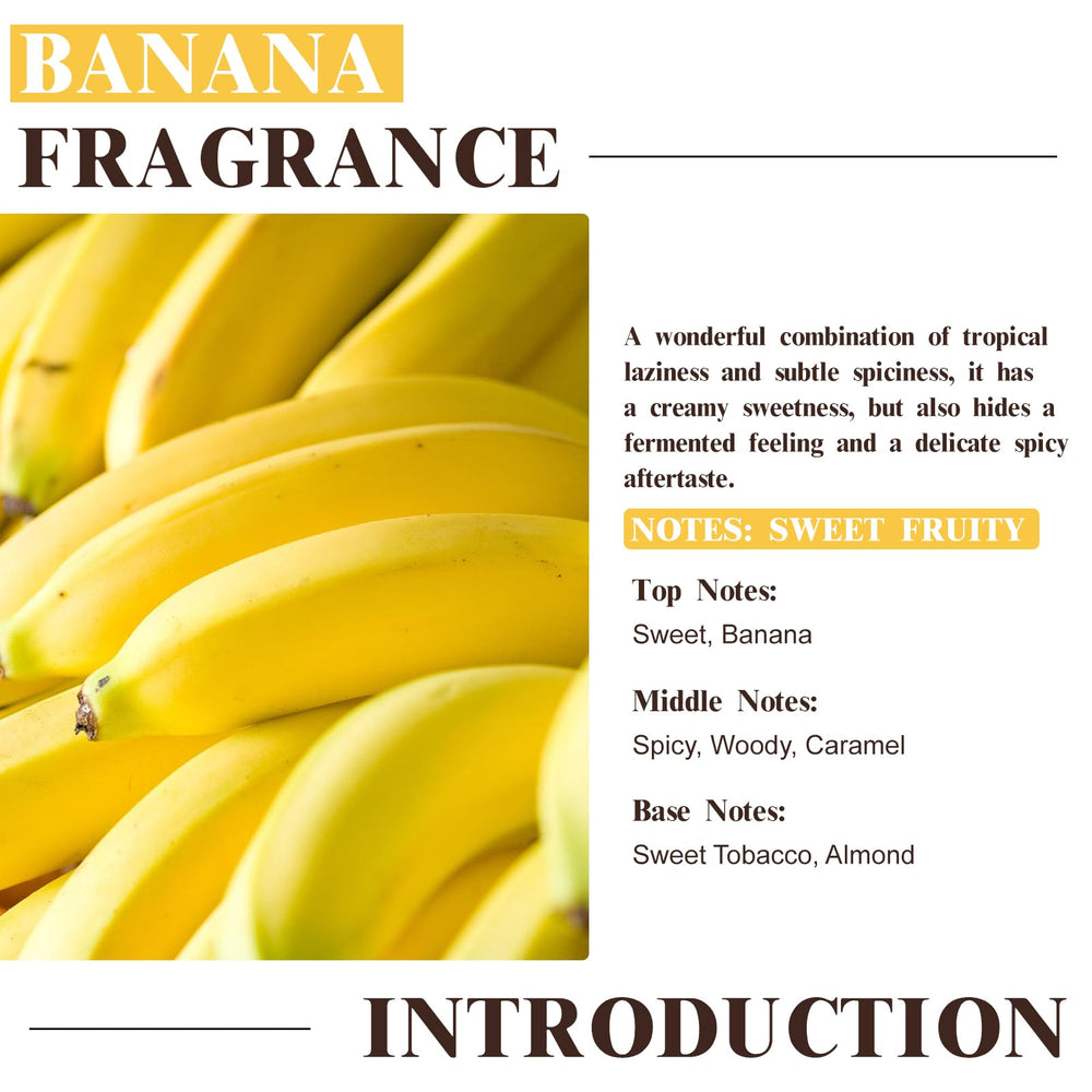 Banana fragrance oil for candle making (60ml)