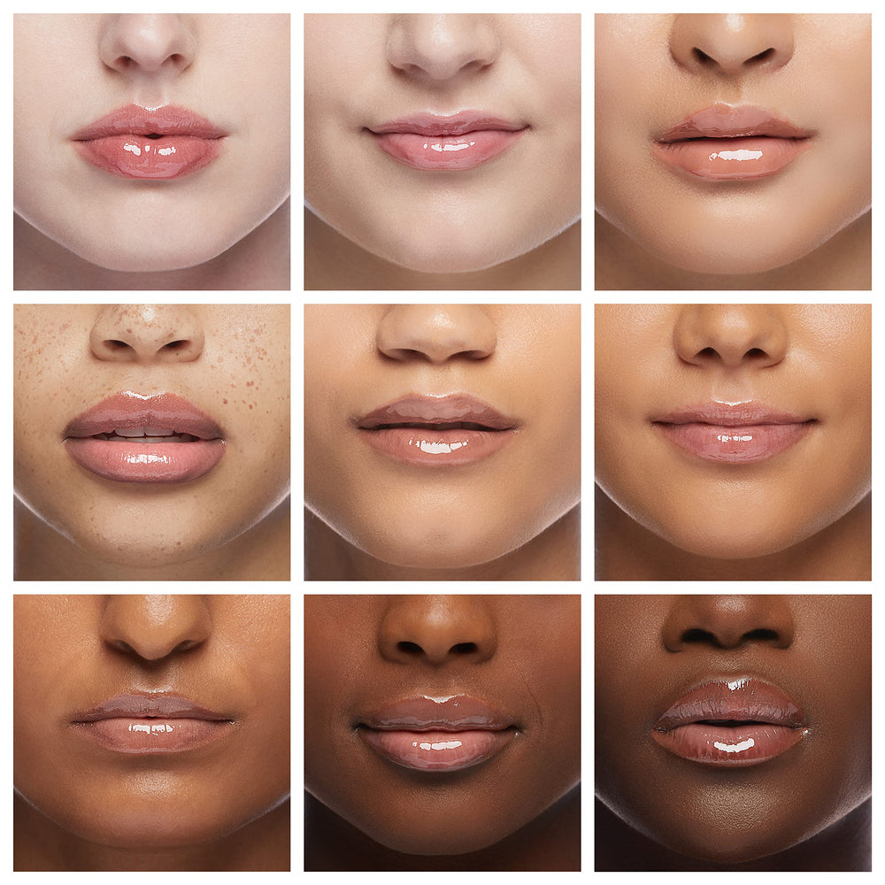 Bangfeng lip oil application scene shows smooth, even layering for glossy lips.