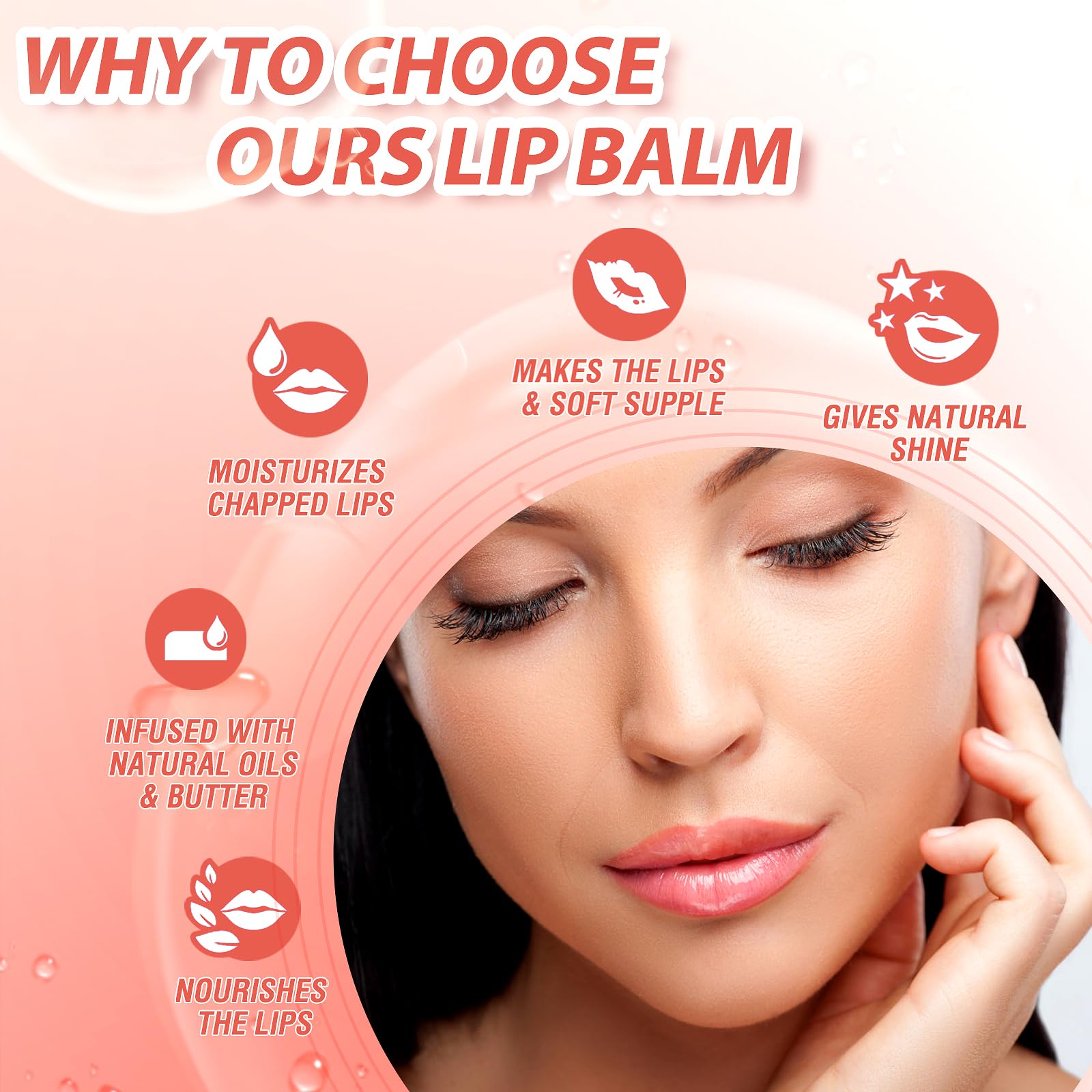 Bangfeng lip oil contains argan oil for nourishing care.