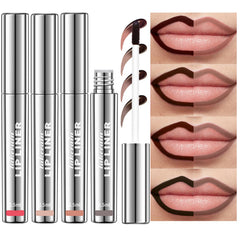 Bangfeng peel-off lip liner stain set applying precise lip outline for all-day wear.