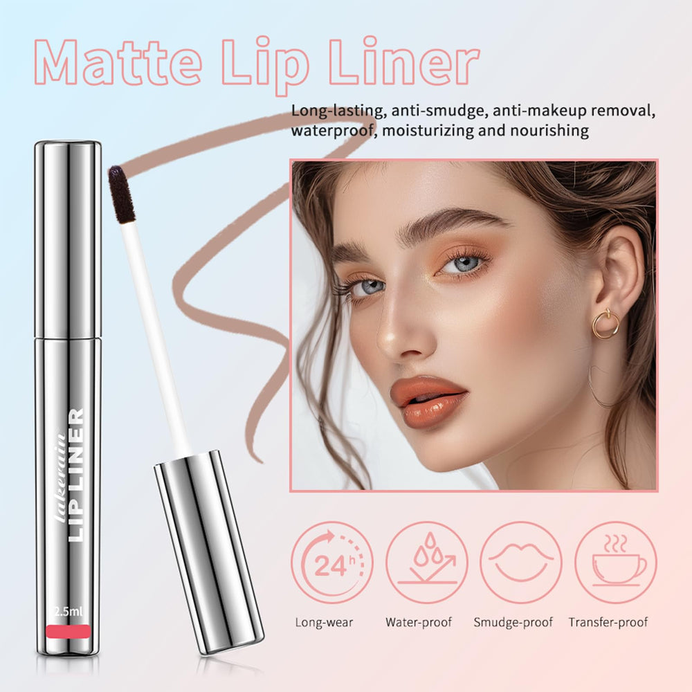 Bangfeng peel-off lip liner stain dries to a clean contour you can peel.