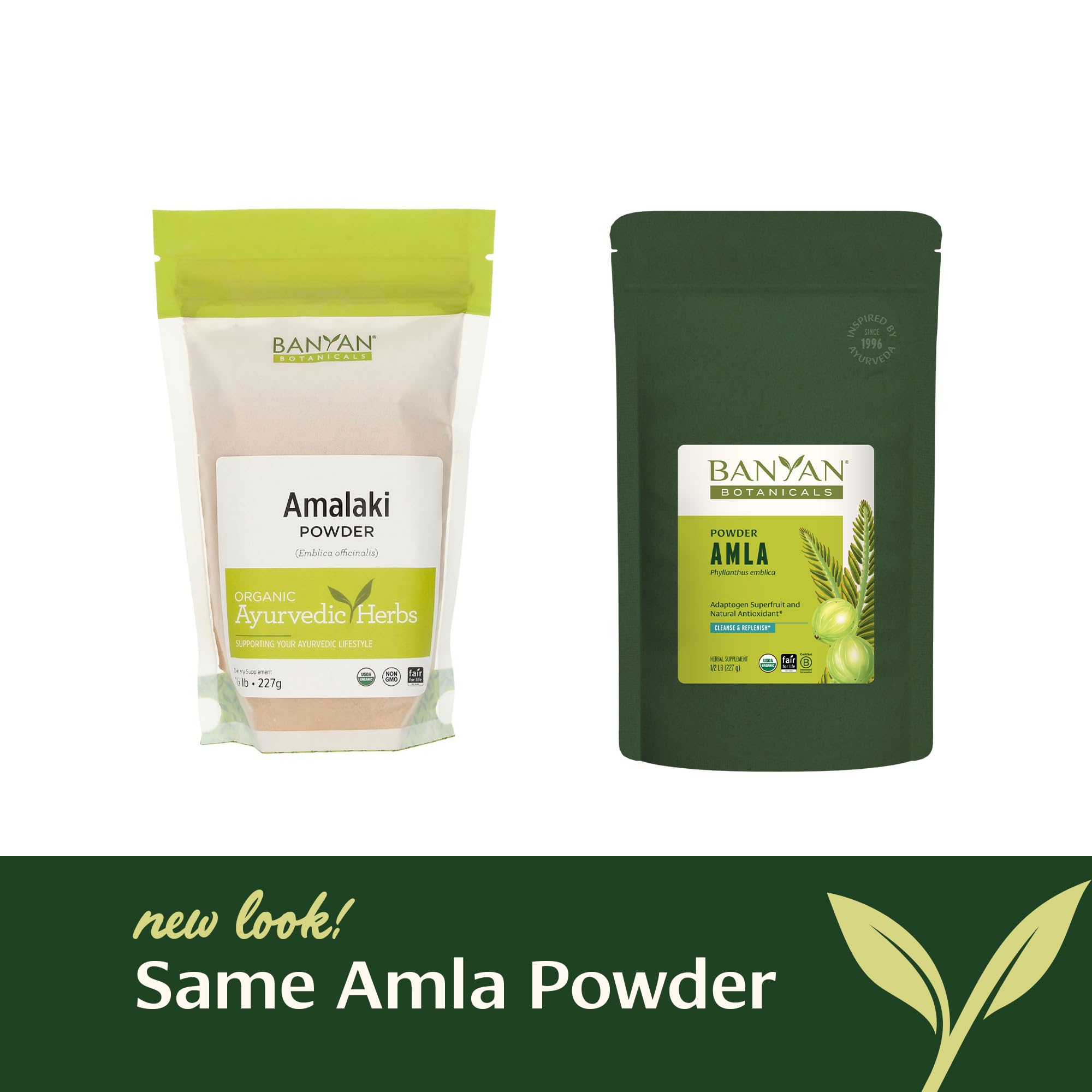 1/2 lb package of Banyan Botanicals Amla powder