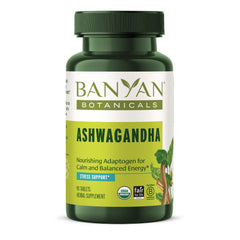 Front view of Banyan Botanicals Ashwagandha Tablets 1000mg