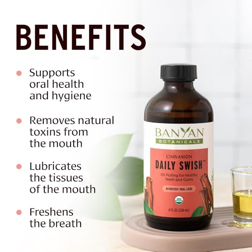 Organic amla, haritaki, and bibhitaki herbs inside Daily Swish