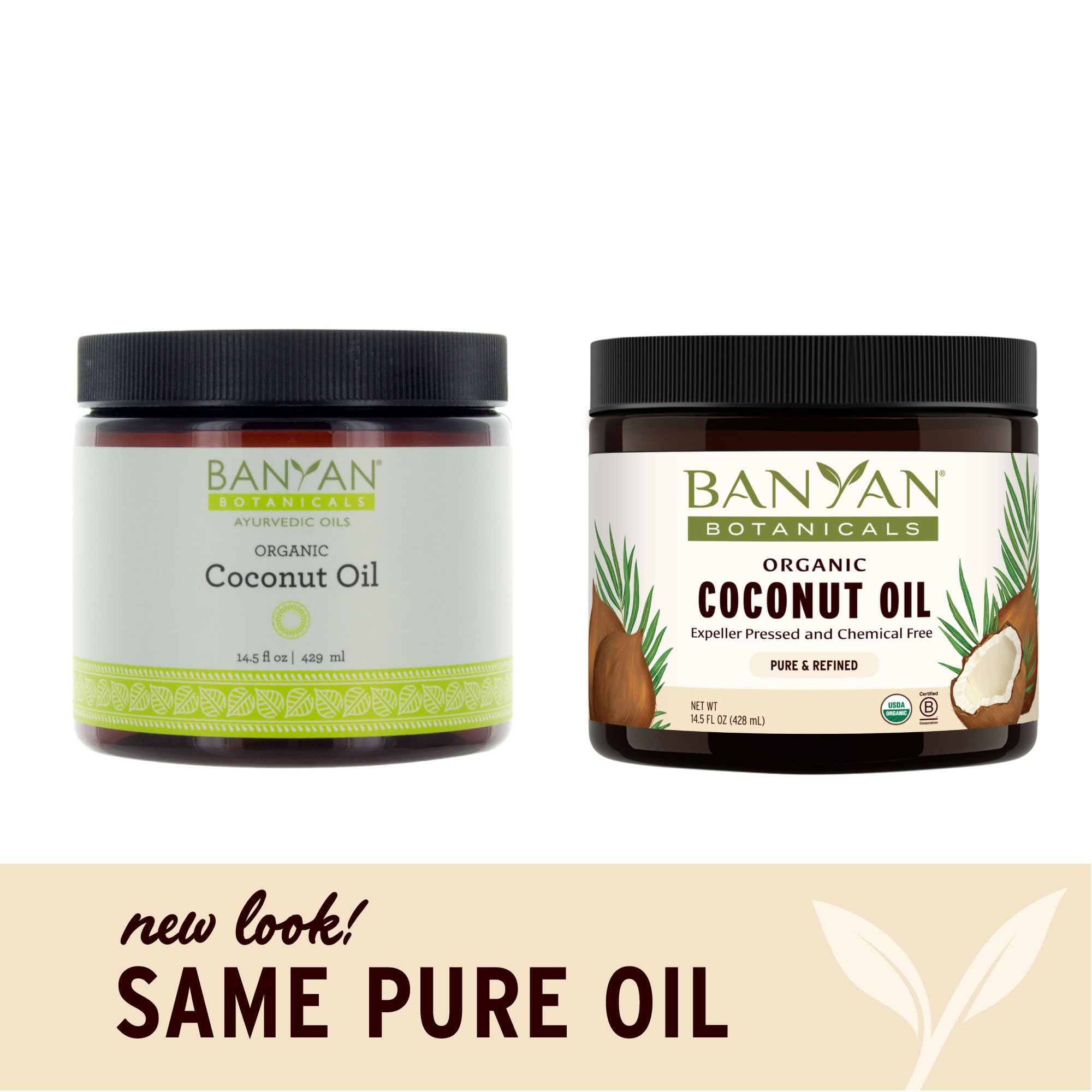 Close-up texture of expeller-pressed coconut oil