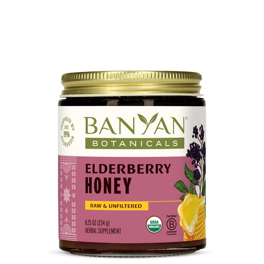 Banyan Botanicals Elderberry Honey bottle 8.25 oz