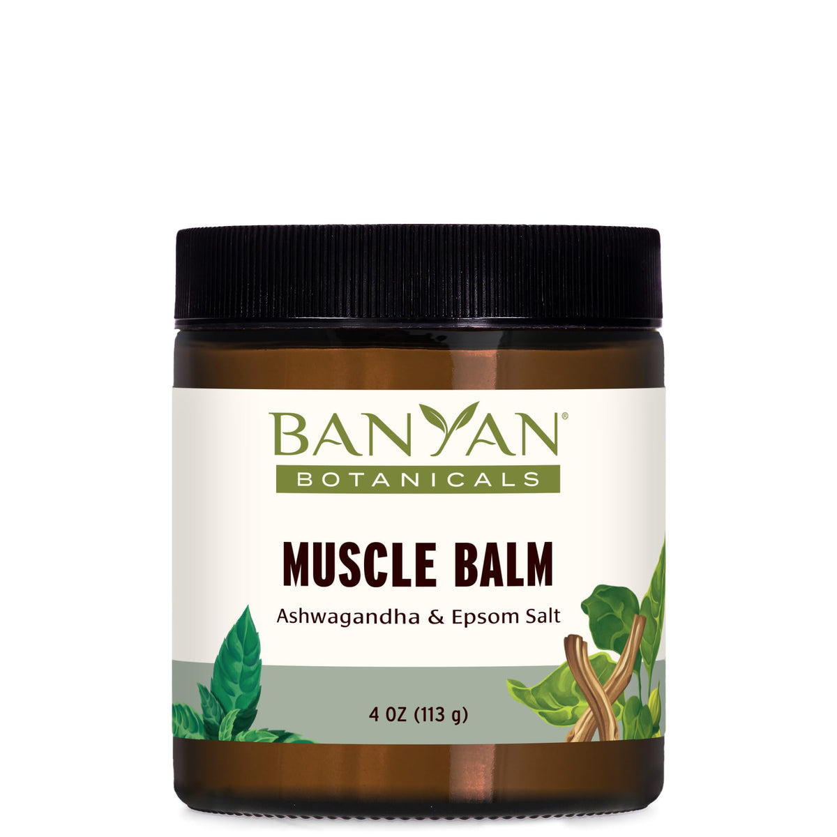 Front view of Banyan Botanicals Muscle Balm 4oz