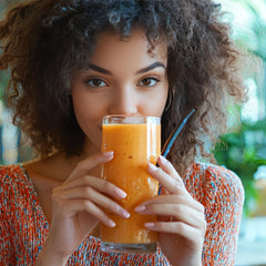 Baobab powder close-up