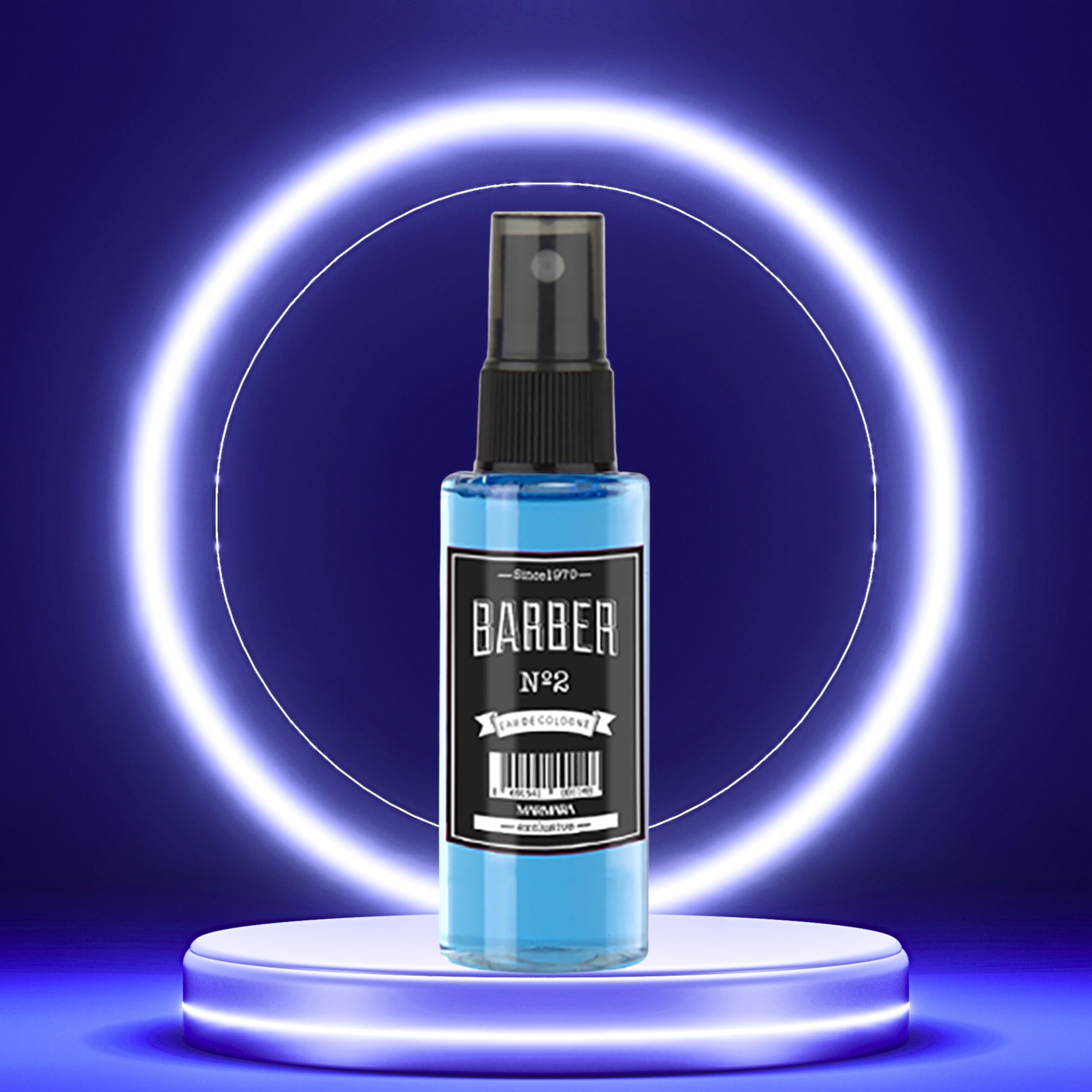 Barber Marmara Cologne cap closeup showing premium seal