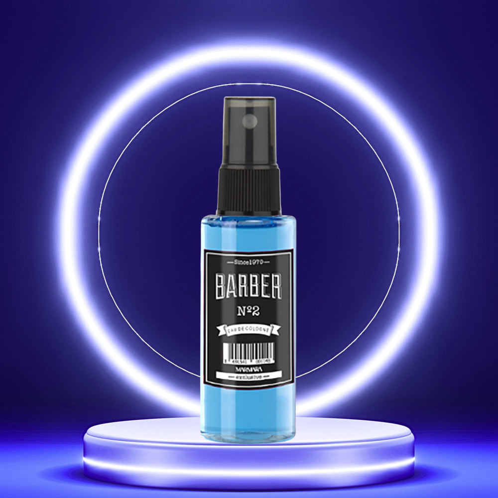 Barber Marmara Cologne cap closeup showing premium seal