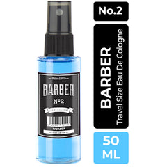 Barber Marmara Cologne dispensing top closeup, precise spray