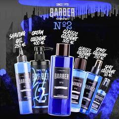 Barber Marmara Marmara Barber Cologne 50ml bottle side, sleek travel-friendly design