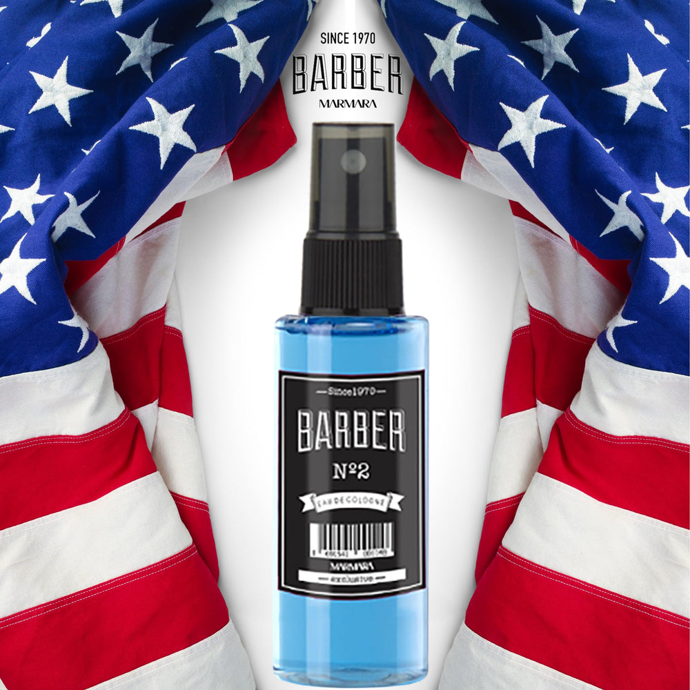 Barber Marmara No2 Series flat lay packaging, clean presentation
