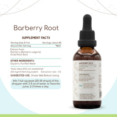Ingredients: glycerin and distilled water for Barberry Root B60 tincture