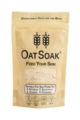 Bare Boutique OatSoak packaging closeup showing fragrance-free natural formula