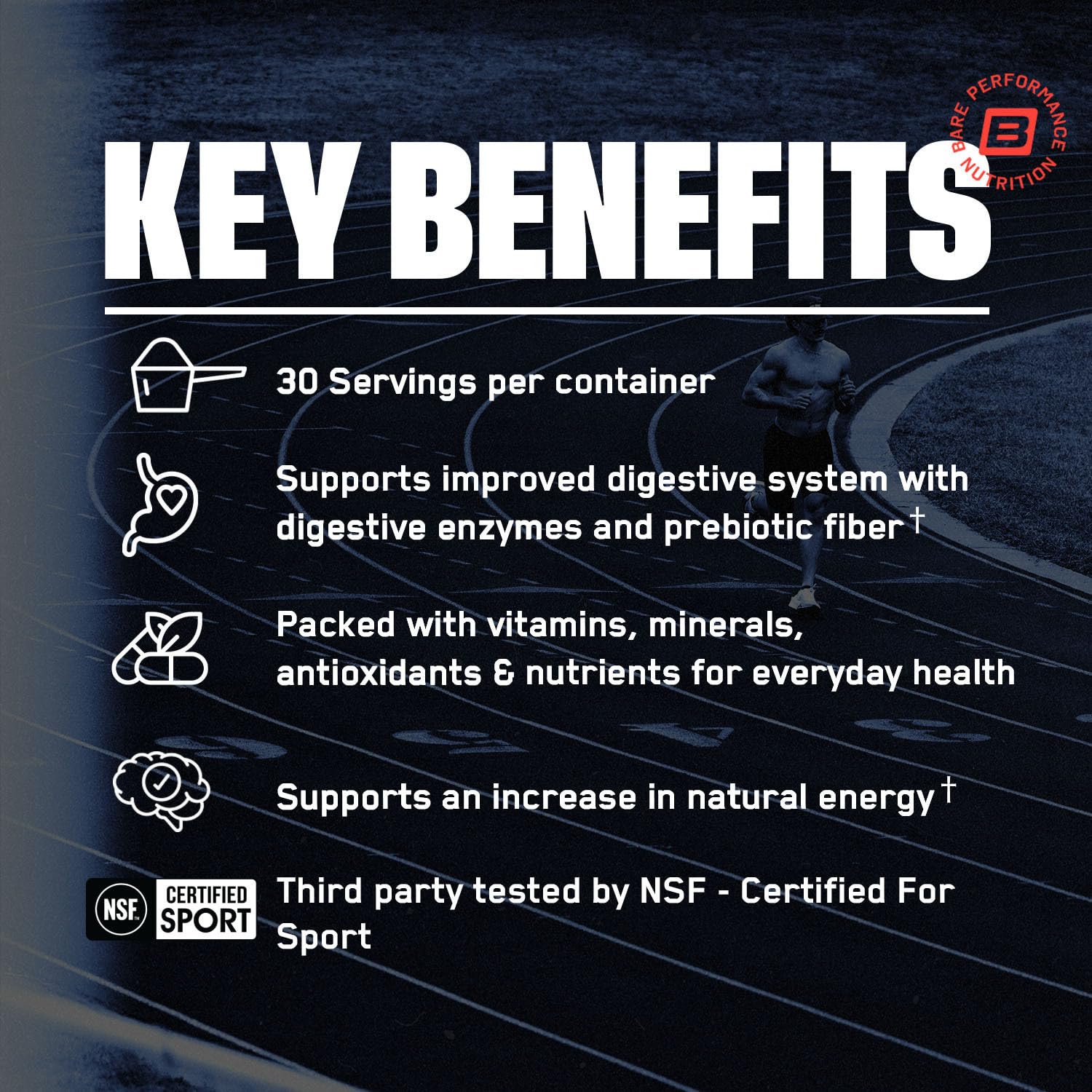 Informed Sport third-party certification badge on packaging
