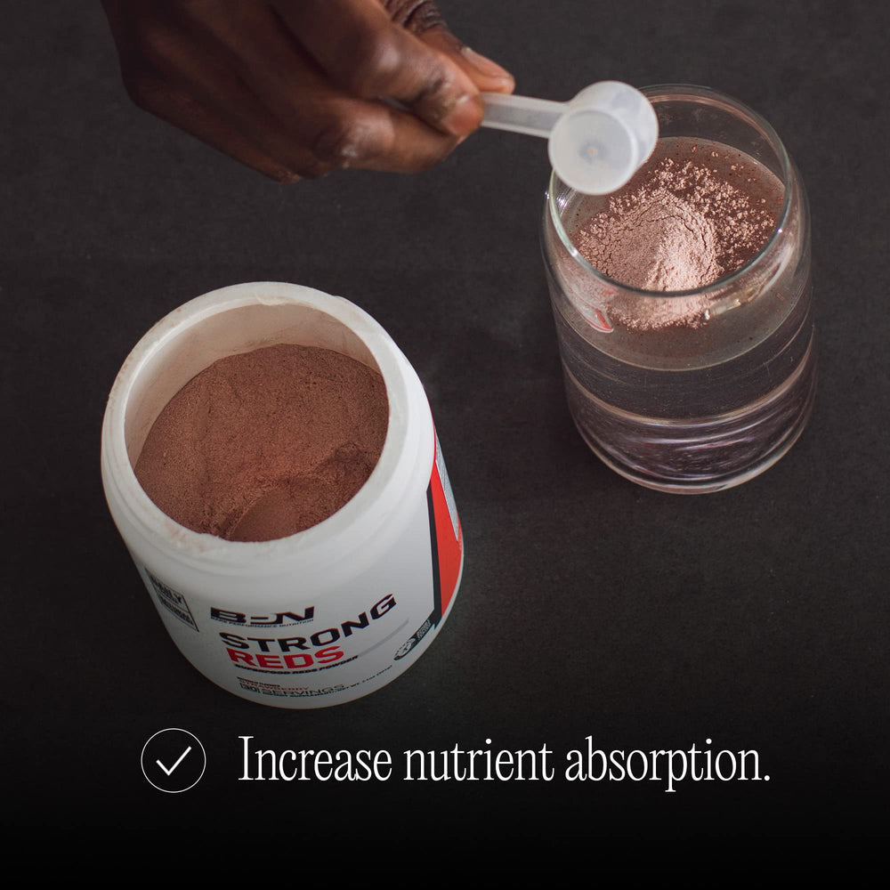 30-serving bottle image suggests convenient daily dosing with fitness routines.