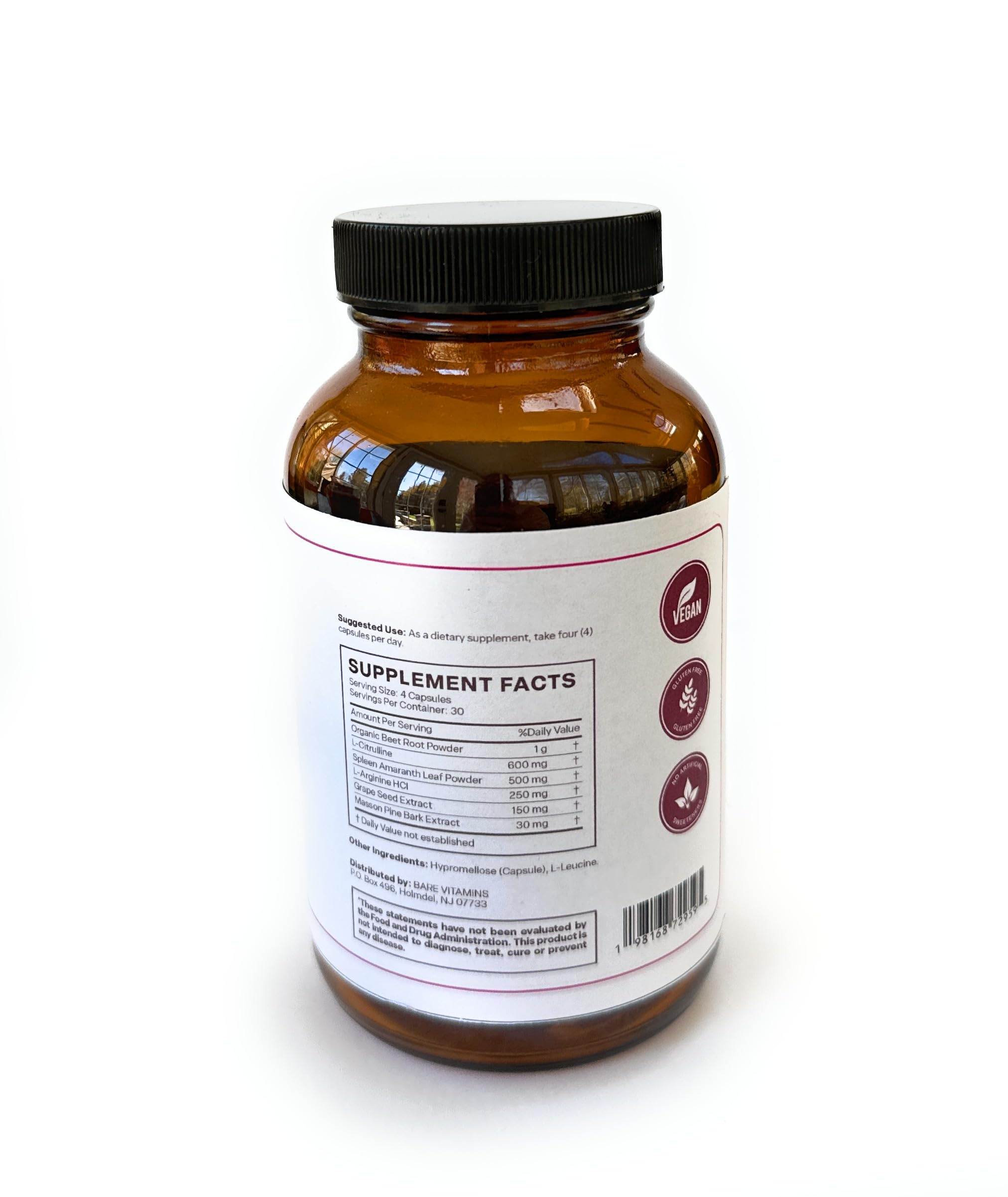 Vegan and Gluten Free icons on packaging