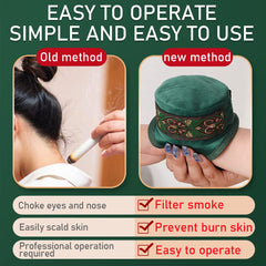Compact portable design for home moxibustion therapy