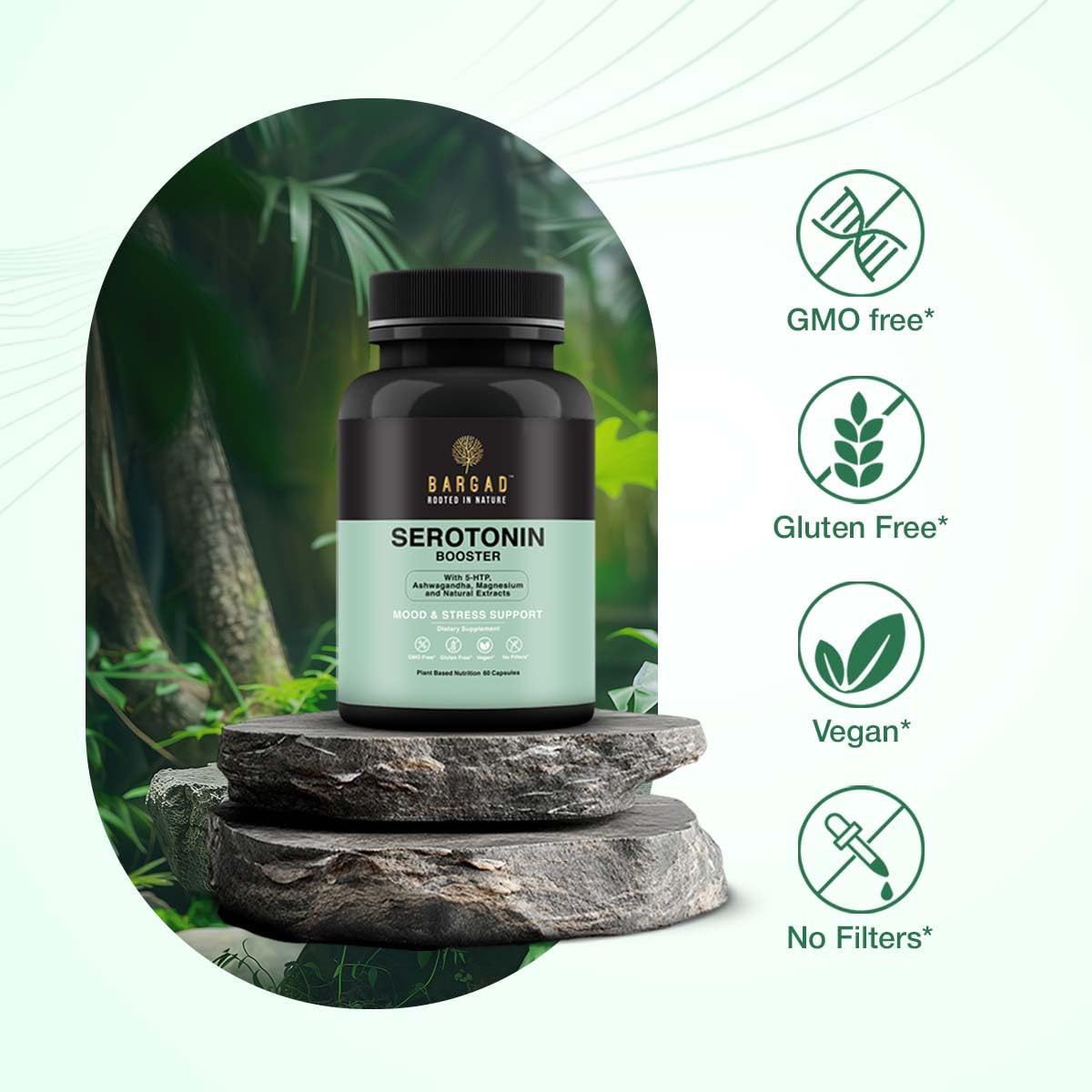 One daily capsule for mood balance and calm throughout the day