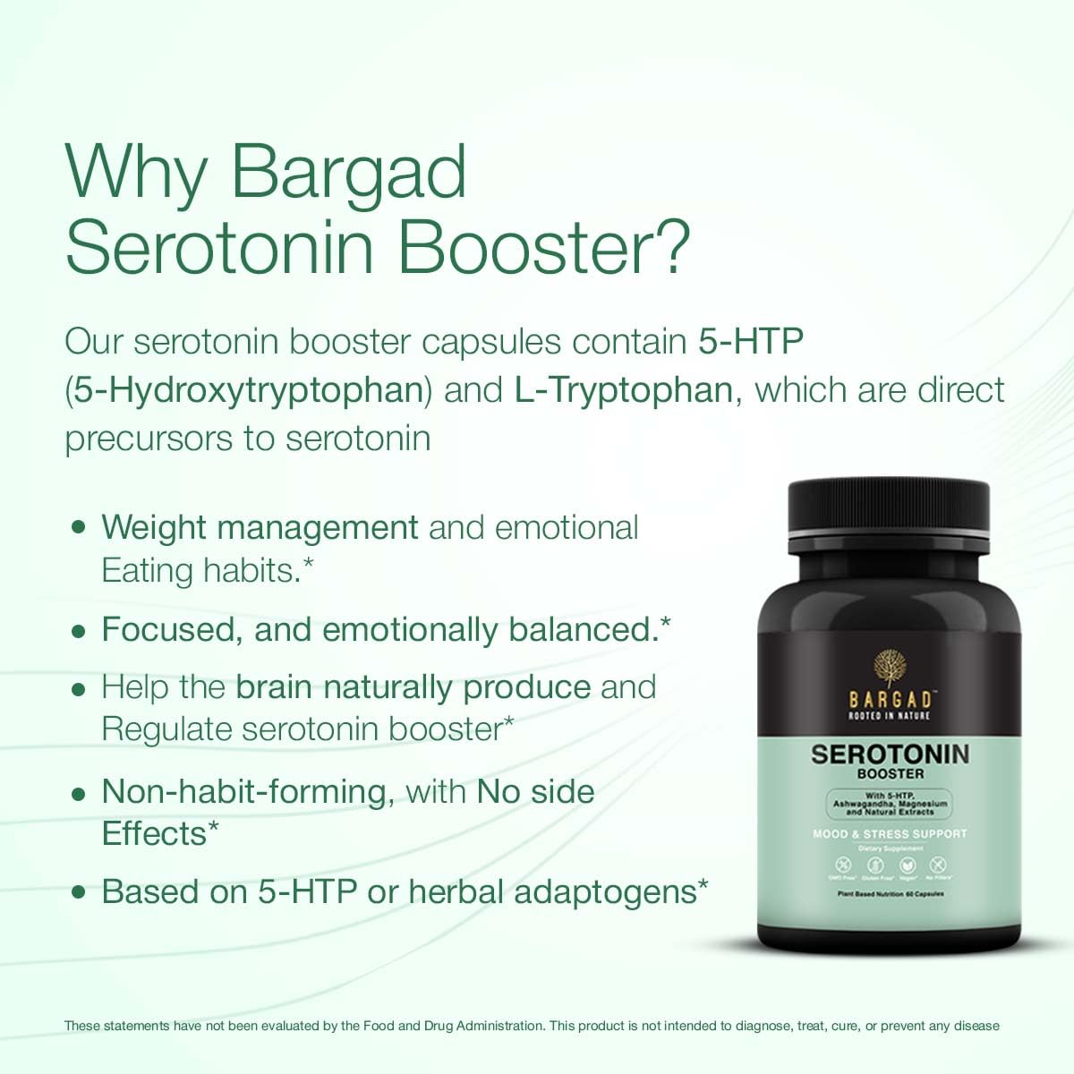 Vitamin B6 and Magnesium cofactors for serotonin production