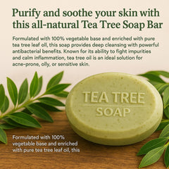 Bargz Antifungal Soap Bar tea tree oil benefits antimicrobial cleansing