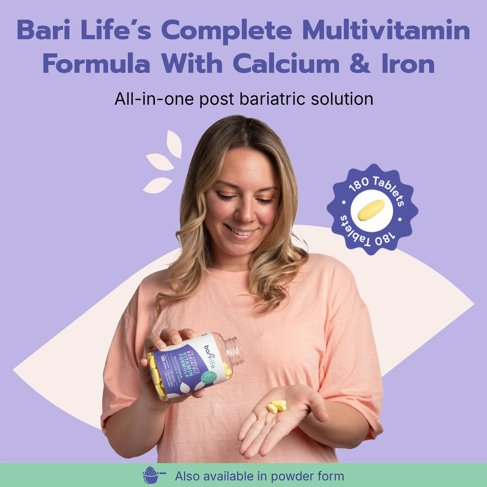 Non-chewable bariatric multivitamin tablet from Bari Life