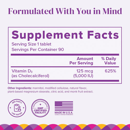 BariMelts Vitamin D3 packaging and bottle