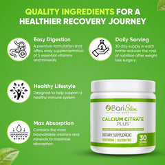 Gluten-free, non-GMO, sugar-free BariSlim formula packaging