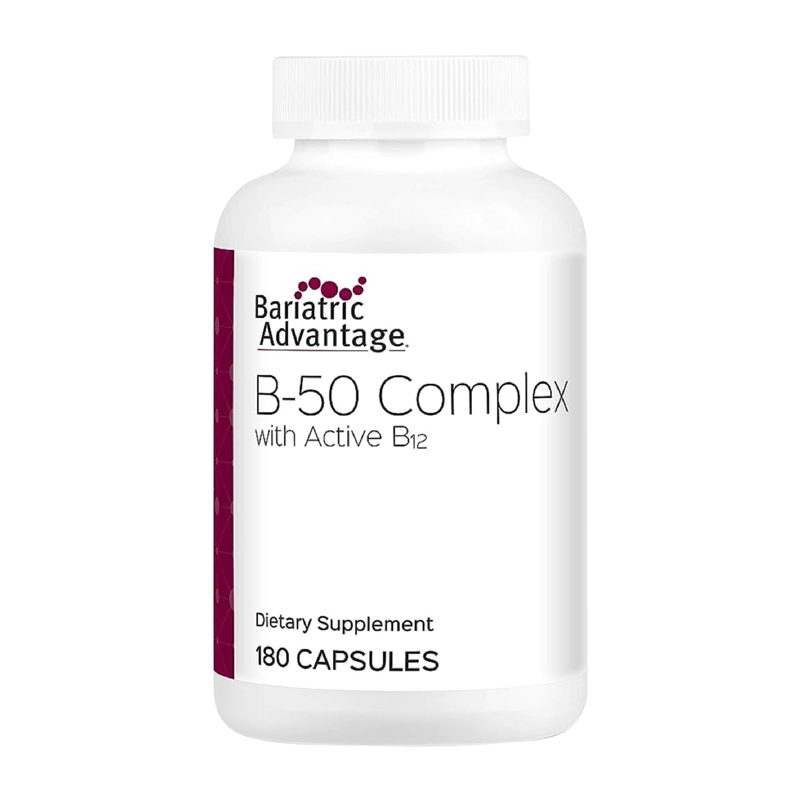 Bariatric Advantage B-50 Complex bottle with 180-count supply