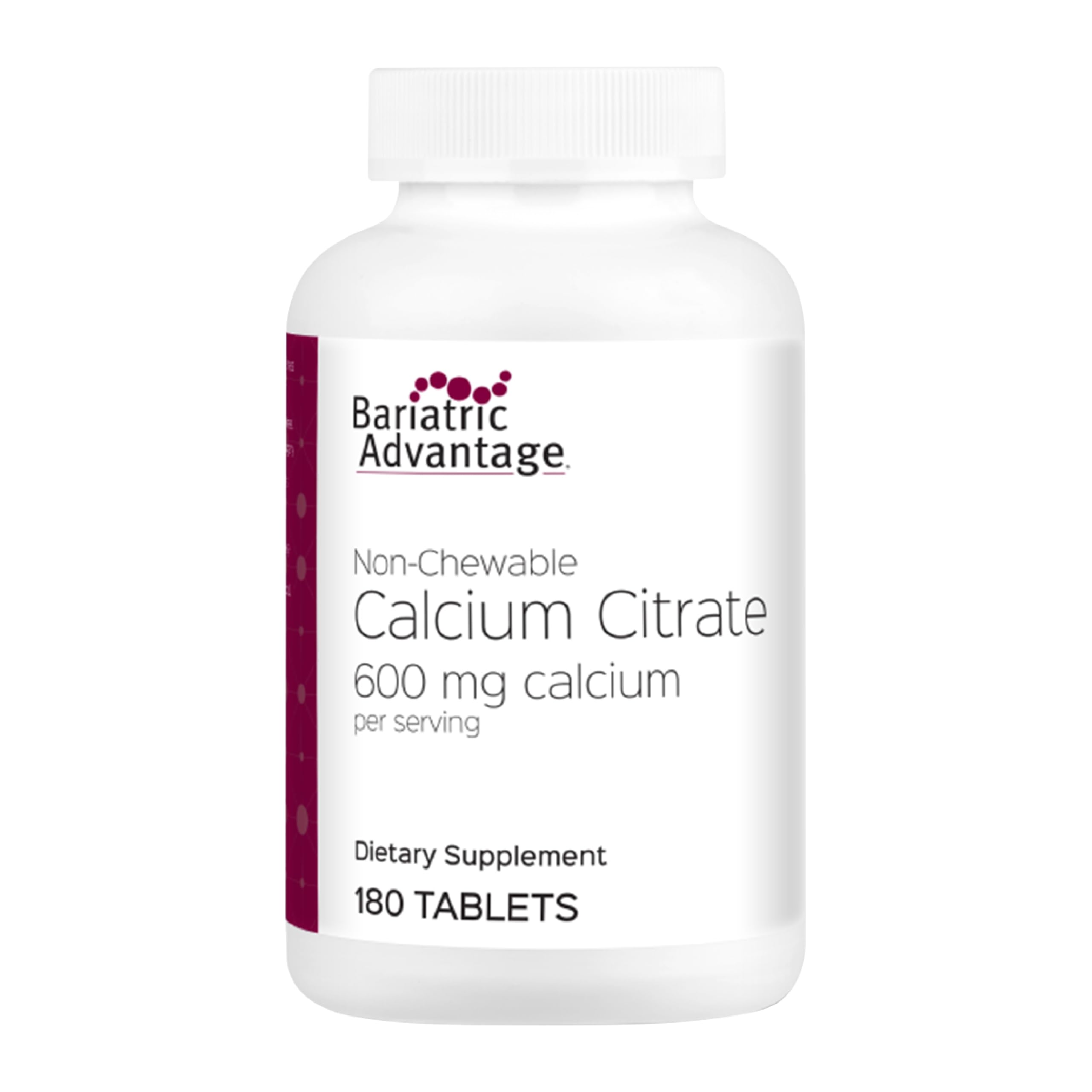 Hero image of Bariatric Advantage calcium citrate 600 mg 180 tablets
