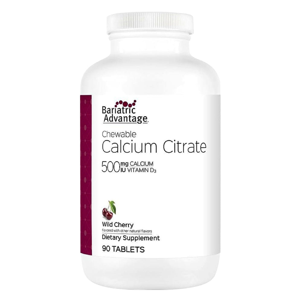 Product image: Bariatric Advantage Calcium Citrate Chewable 500 mg in Wild Cherry flavor