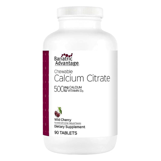 Product image: Bariatric Advantage Calcium Citrate Chewable 500 mg in Wild Cherry flavor