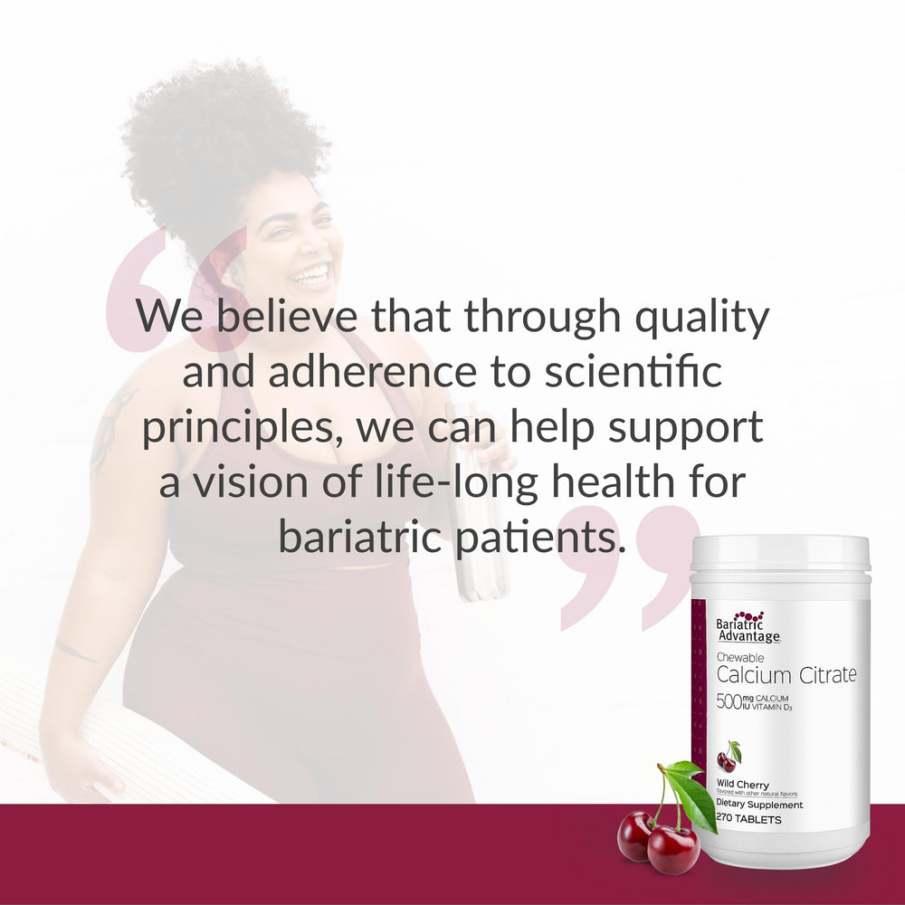 Lifestyle image illustrating benefits of bariatric calcium citrate supplement