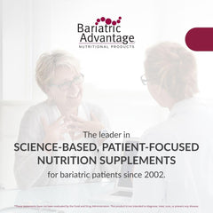 Close-up of strawberry flavor label on Bariatric Advantage Chewable Advanced Multi EA
