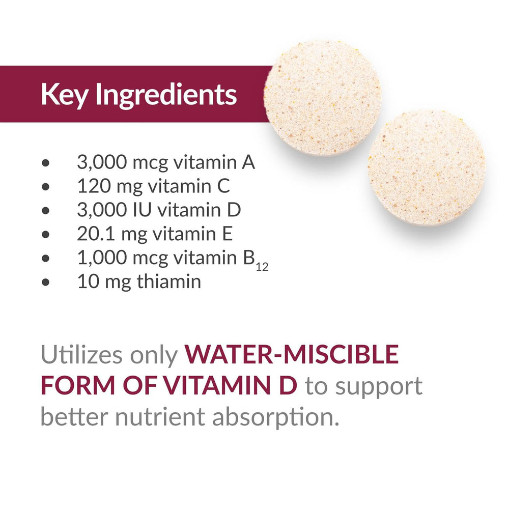 60-tablet bottle of Bariatric Advantage Essential Multivitamin Without Iron