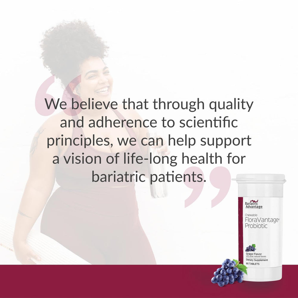 Nutrition facts panel on FloraVantage probiotic packaging