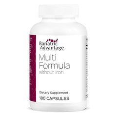 Front of Bariatric Advantage Multi Formula without Iron 180-cap bottle