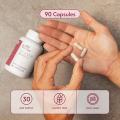 Close-up of Ultra Multivitamin with Iron capsules