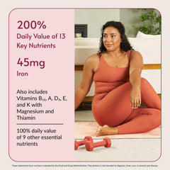 Gluten-free and non-GMO Bariatric Advantage Ultra Multivitamin with Iron