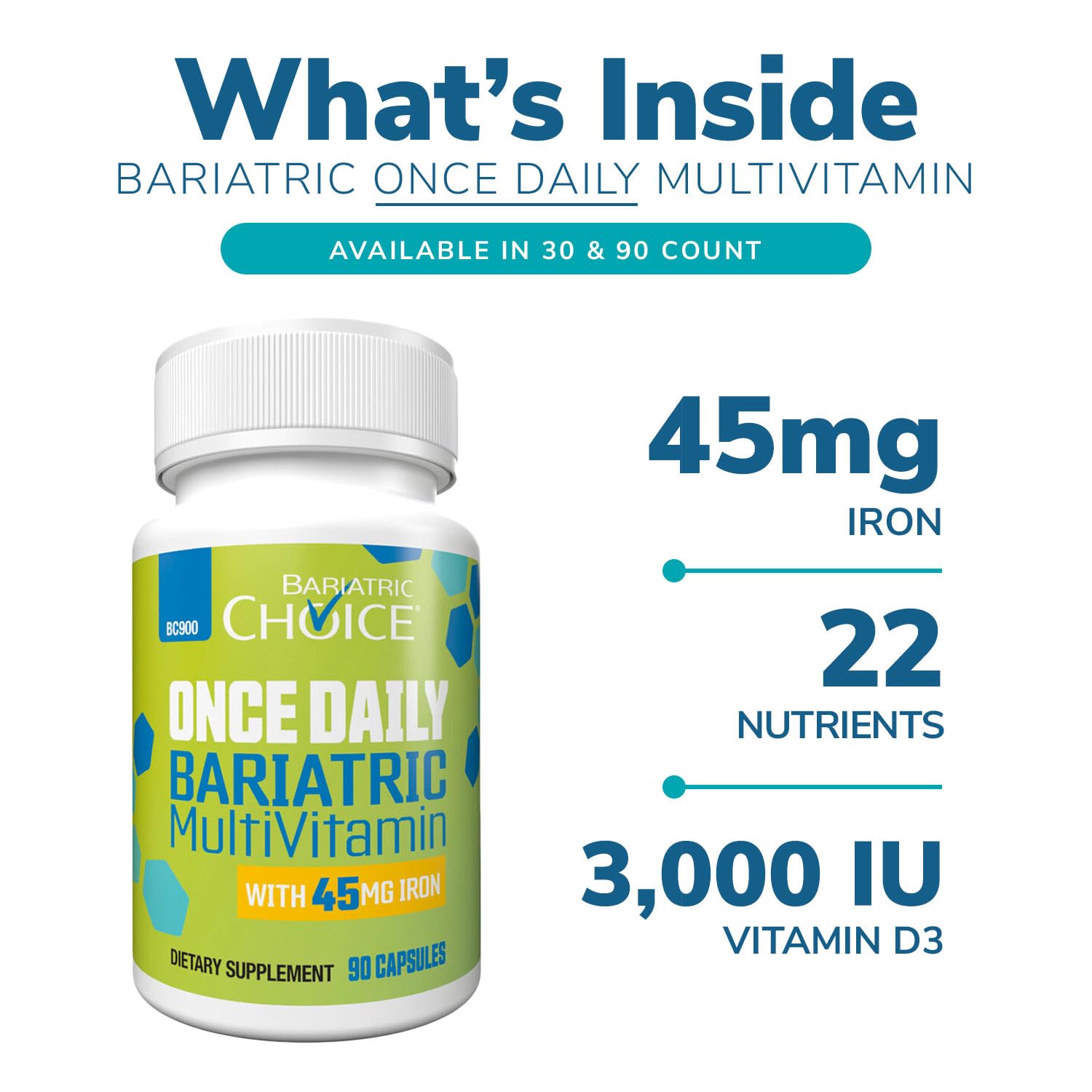 Easy-to-swallow veggie capsule for bariatric patients