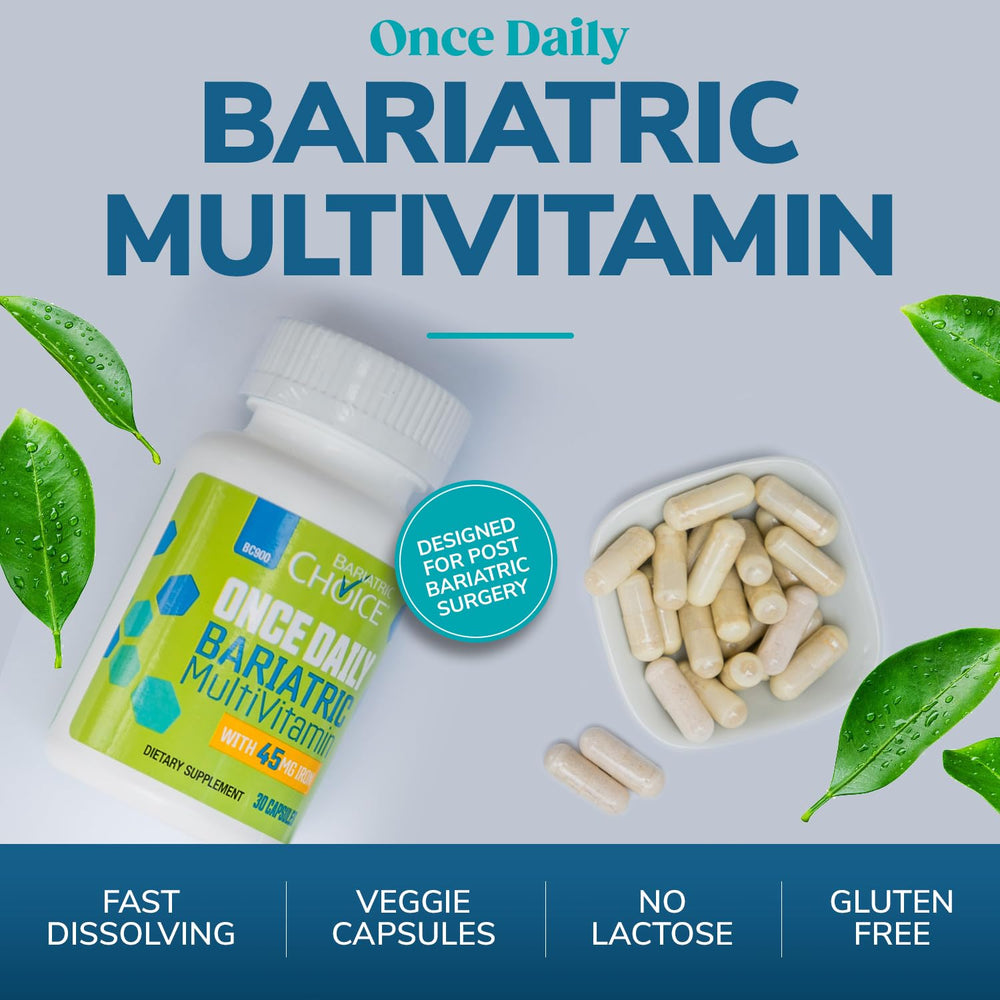 Label highlights 45 mg iron per capsule