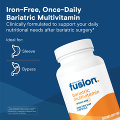 Close-up of an easy-to-swallow capsule from Bariatric Fusion.