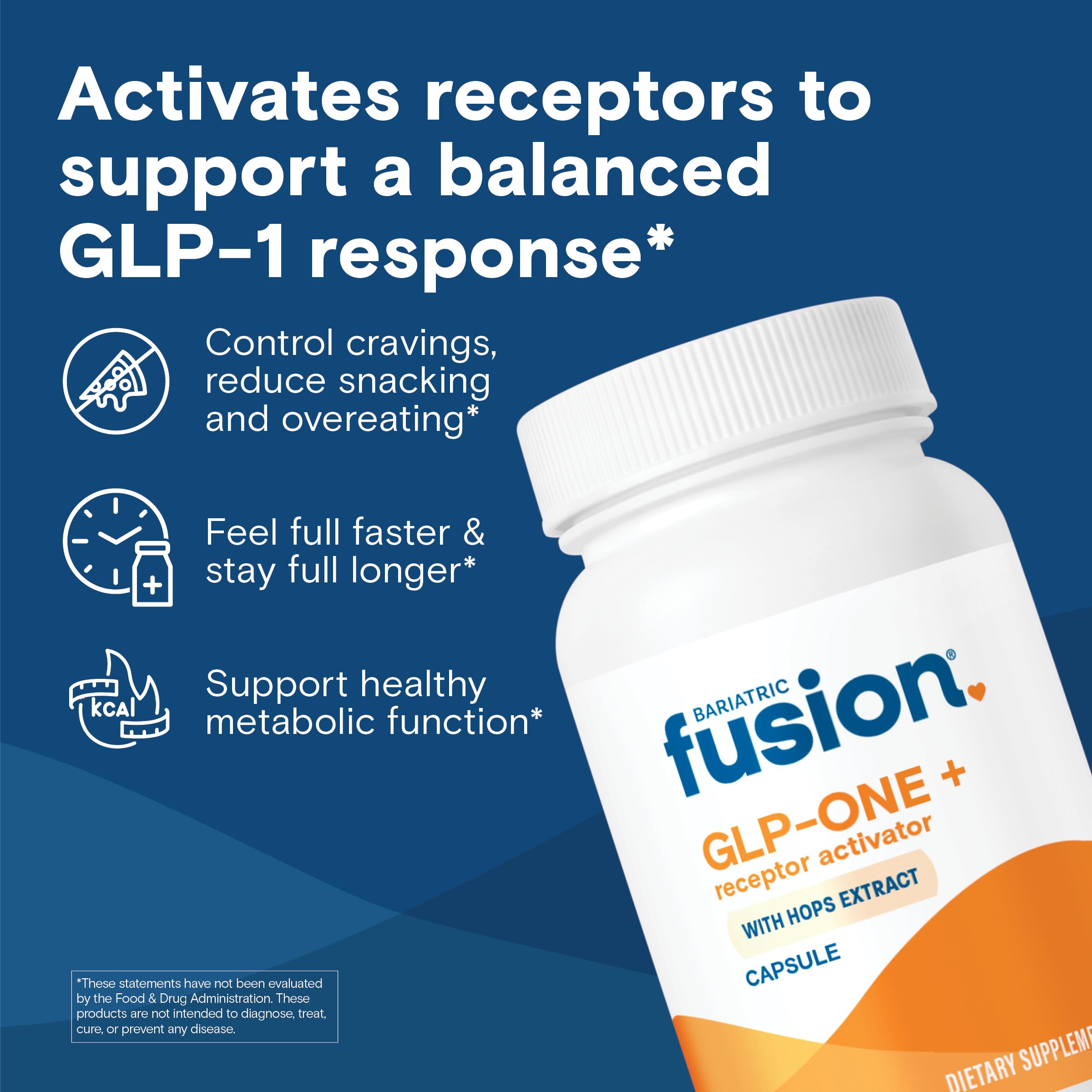 Close-up of Bariatric Fusion GLP-1 Plus capsules