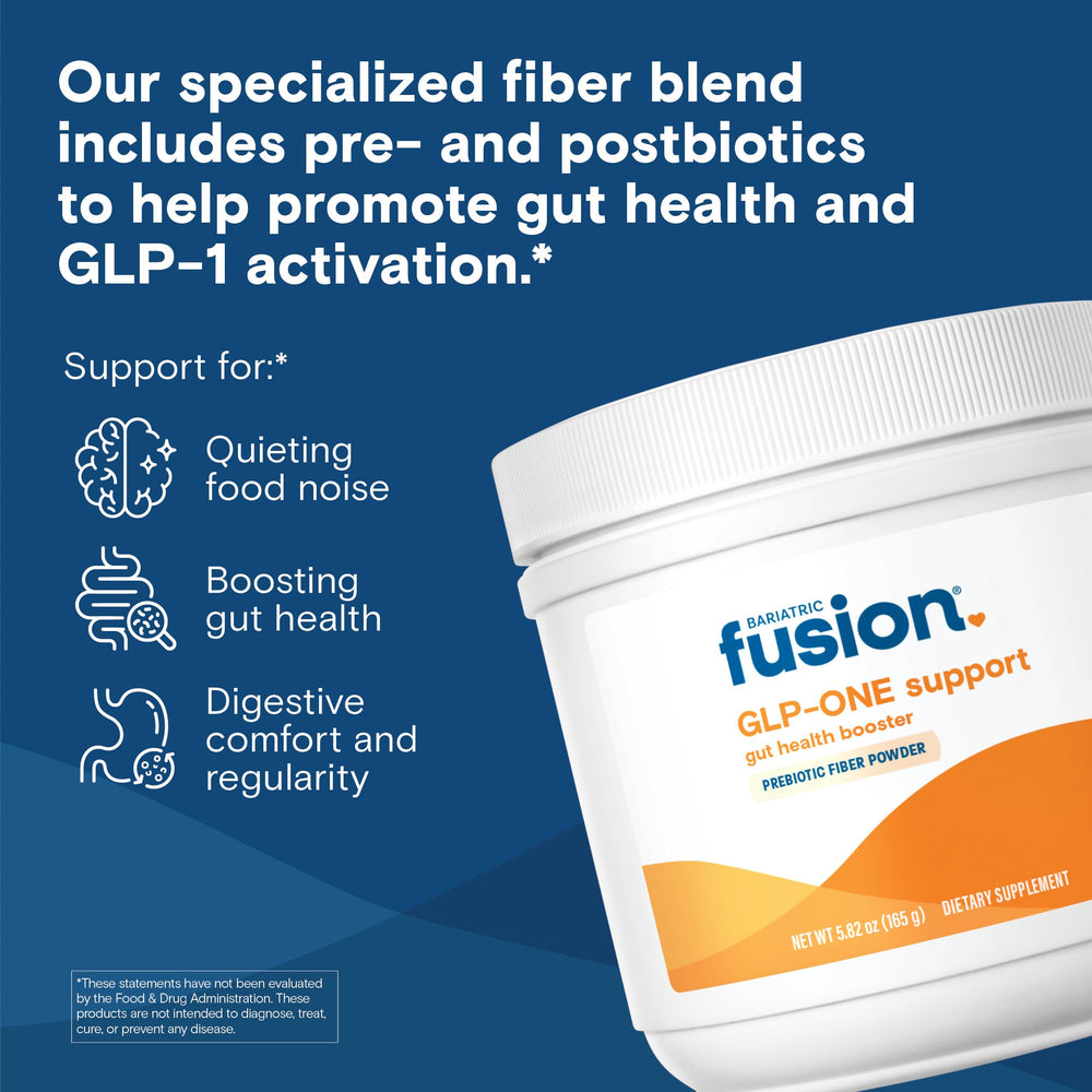 GLP-1 gut health booster powder serving scoop
