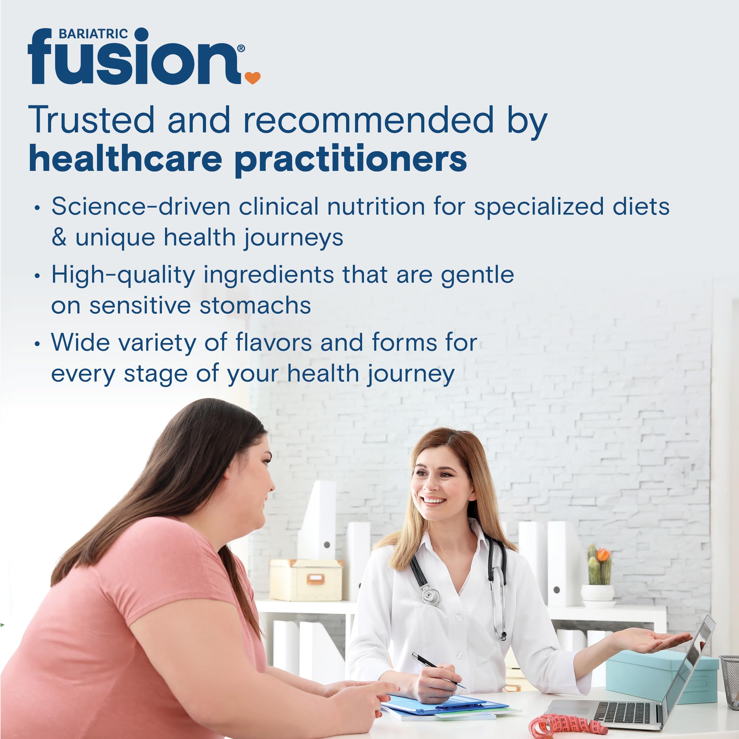 Gastric bypass post-surgery vitamin support concept image