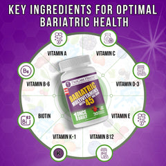 Close-up of fruit punch flavored bariatric chewable tablet